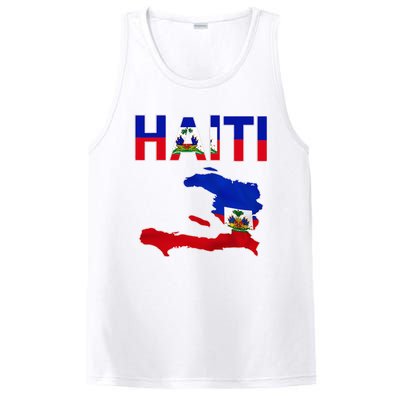 Happy Haitian Flag Day Cool Haiti Flag Map Haitian Pride PosiCharge Competitor Tank