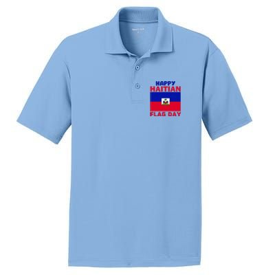 Happy Haitian Flag Day Cool Haiti Flag Pride PosiCharge RacerMesh Polo