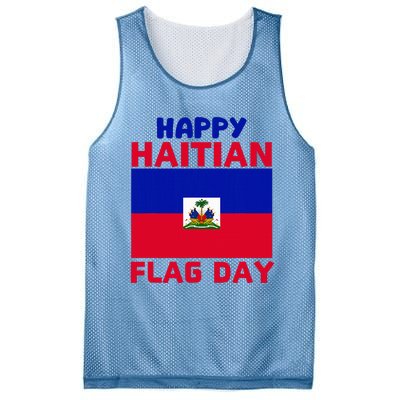 Happy Haitian Flag Day Cool Haiti Flag Pride Mesh Reversible Basketball Jersey Tank