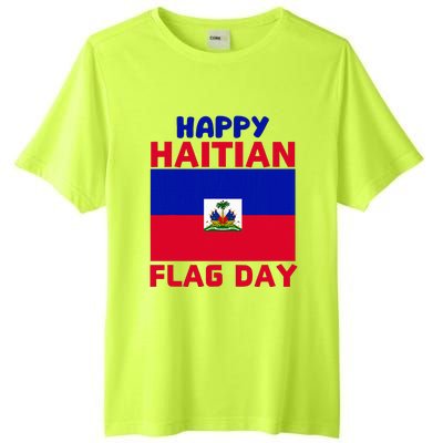 Happy Haitian Flag Day Cool Haiti Flag Pride Tall Fusion ChromaSoft Performance T-Shirt