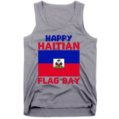 Happy Haitian Flag Day Cool Haiti Flag Pride Tank Top