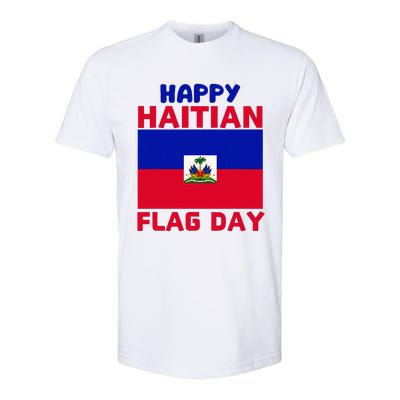 Happy Haitian Flag Day Cool Haiti Flag Pride Softstyle® CVC T-Shirt