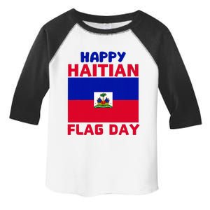 Happy Haitian Flag Day Cool Haiti Flag Pride Toddler Fine Jersey T-Shirt