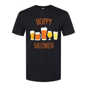 Hoppy Halloween Funny Halloween Beer Drinking Gift Softstyle CVC T-Shirt