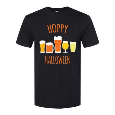 Hoppy Halloween Funny Halloween Beer Drinking Gift Softstyle CVC T-Shirt