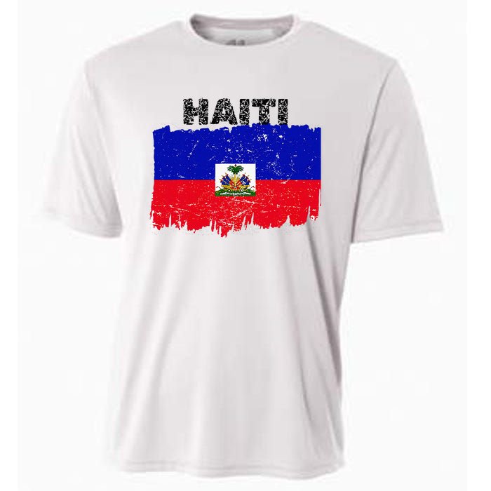 Haiti Haitian Flag Day Haitian Pride Cooling Performance Crew T-Shirt