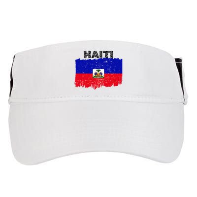 Haiti Haitian Flag Day Haitian Pride Adult Drive Performance Visor