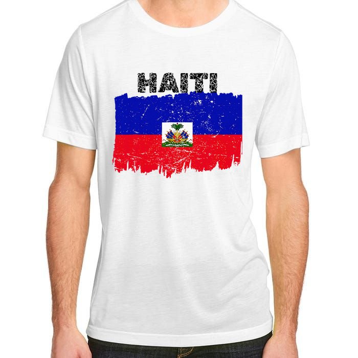 Haiti Haitian Flag Day Haitian Pride Adult ChromaSoft Performance T-Shirt