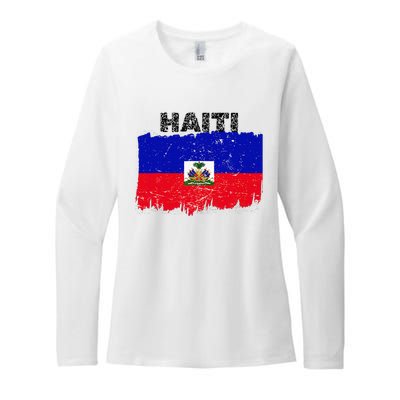 Haiti Haitian Flag Day Haitian Pride Womens CVC Long Sleeve Shirt