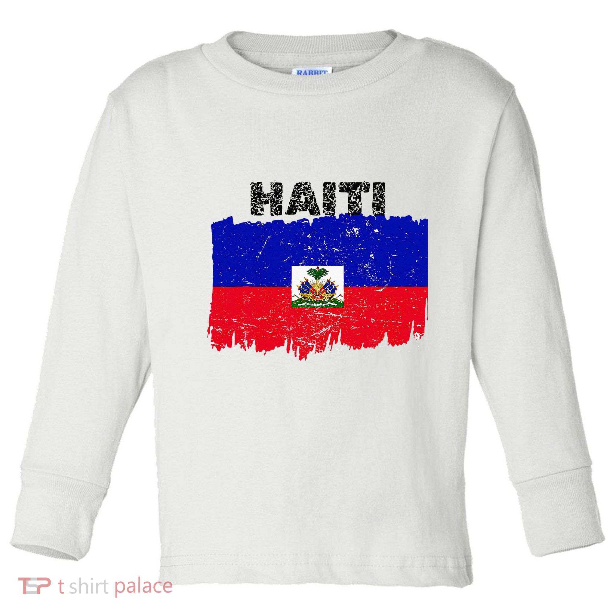 Haiti Haitian Flag Day Haitian Pride Toddler Long Sleeve Shirt