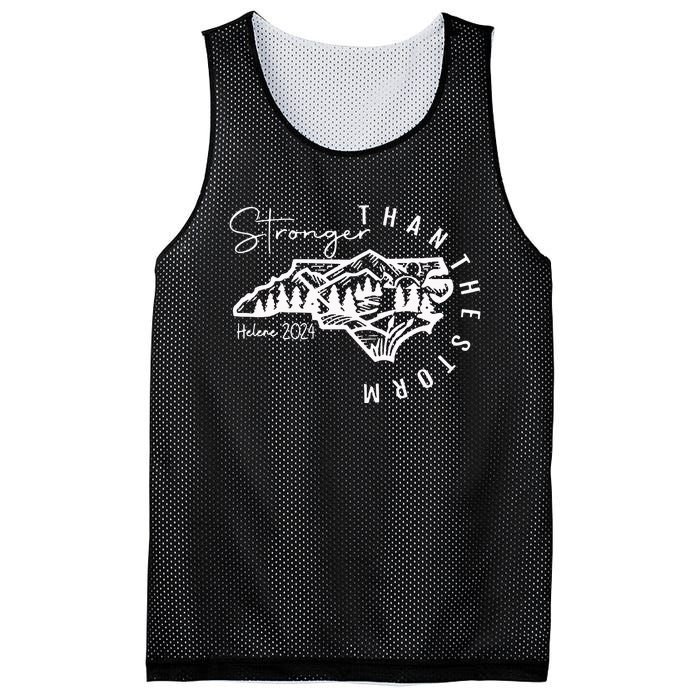 Hurricane Helene Flooding Fundraiser For Western North Carolina Appalachia Mesh Reversible Basketball Jersey Tank