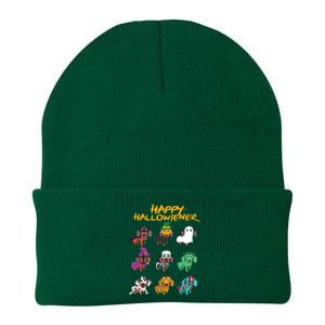 Happy Halloweiner Funny Dogs Lover Knit Cap Winter Beanie