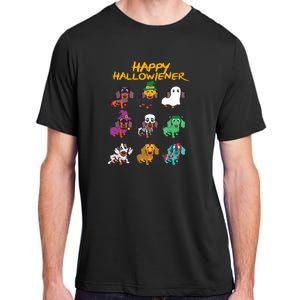 Happy Halloweiner Funny Dogs Lover Adult ChromaSoft Performance T-Shirt