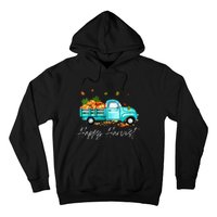 Happy Harvest Fall Season Pumpkin Truck Thanksgiving Vintage Hoodie