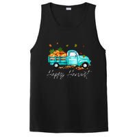 Happy Harvest Fall Season Pumpkin Truck Thanksgiving Vintage PosiCharge Competitor Tank