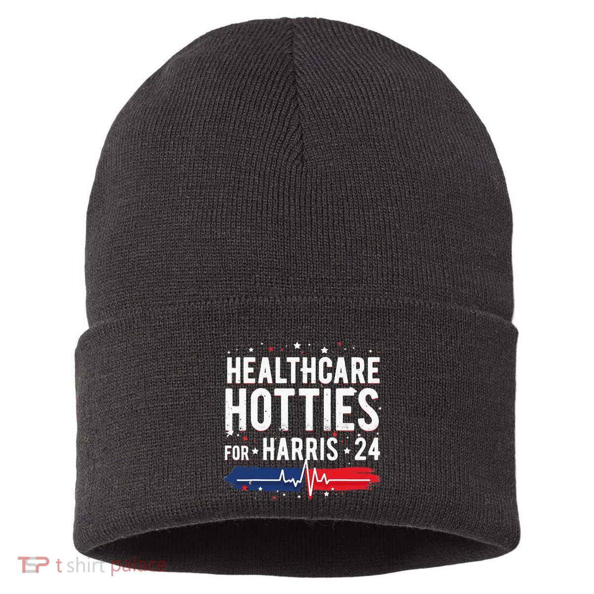 Healthcare Hotties For Harris 24 Quote Sustainable Knit Beanie