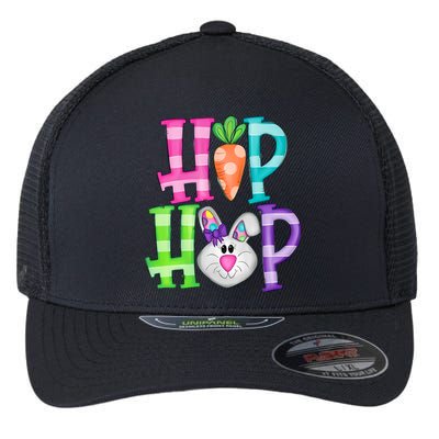 Hip Hop Funny Easter Day Easter Egg Bunny Gift Idea Flexfit Unipanel Trucker Cap