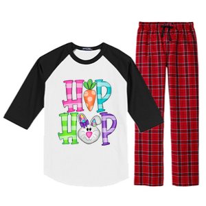 Hip Hop Funny Easter Day Easter Egg Bunny Gift Idea Raglan Sleeve Pajama Set