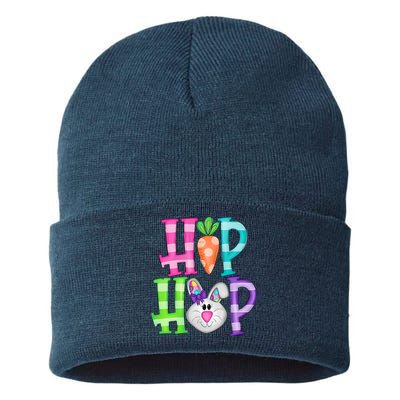 Hip Hop Funny Easter Day Easter Egg Bunny Gift Idea Sustainable Knit Beanie