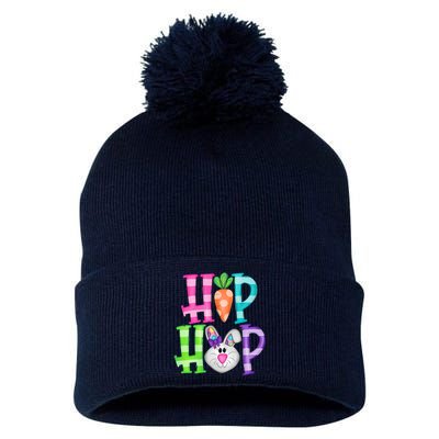 Hip Hop Funny Easter Day Easter Egg Bunny Gift Idea Pom Pom 12in Knit Beanie