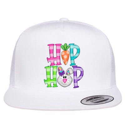 Hip Hop Funny Easter Day Easter Egg Bunny Gift Idea Flat Bill Trucker Hat