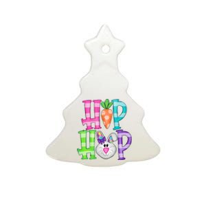 Hip Hop Funny Easter Day Easter Egg Bunny Gift Idea Ceramic Tree Ornament