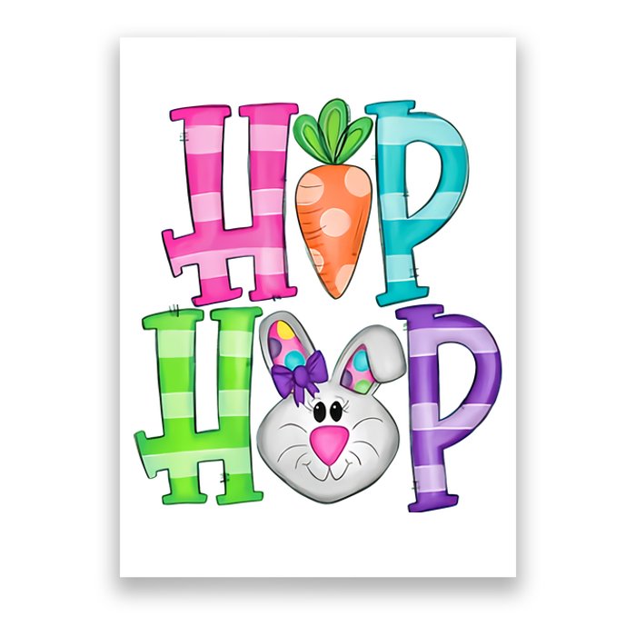 Hip Hop Funny Easter Day Easter Egg Bunny Gift Idea Poster