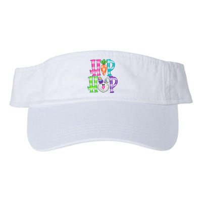 Hip Hop Funny Easter Day Easter Egg Bunny Gift Idea Valucap Bio-Washed Visor