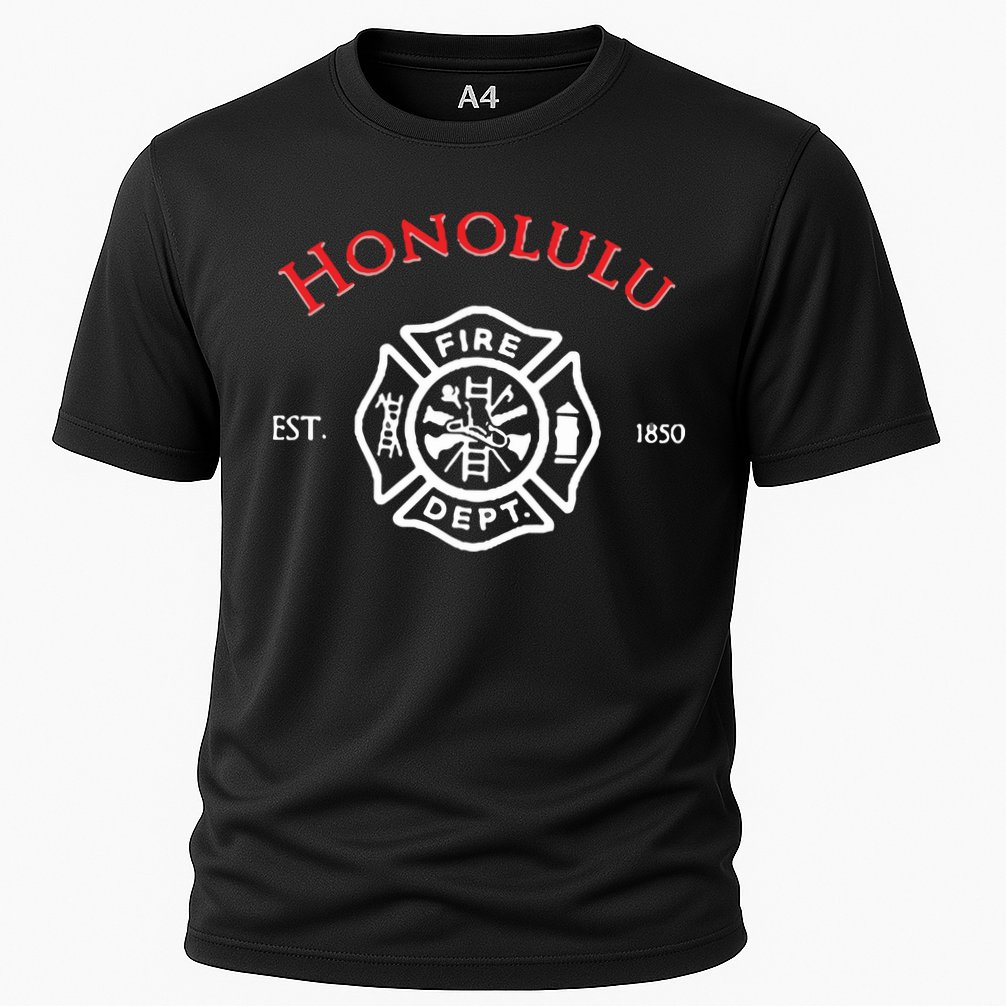 Honolulu Hawaii Fire Department Firefighters Rescue Performance Shirt