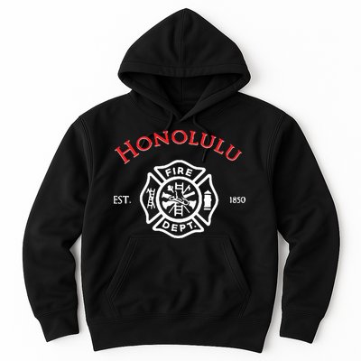 Honolulu Hawaii Fire Department Firefighters Rescue Hoodie