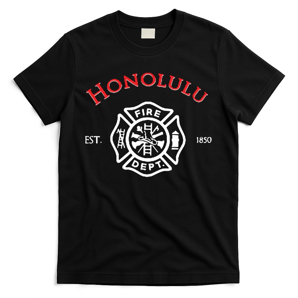 Honolulu Hawaii Fire Department Firefighters Rescue T-Shirt