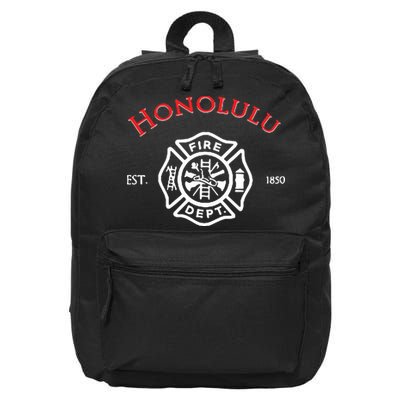 Honolulu Hawaii Fire Department Firefighters Rescue 16 in Basic Backpack