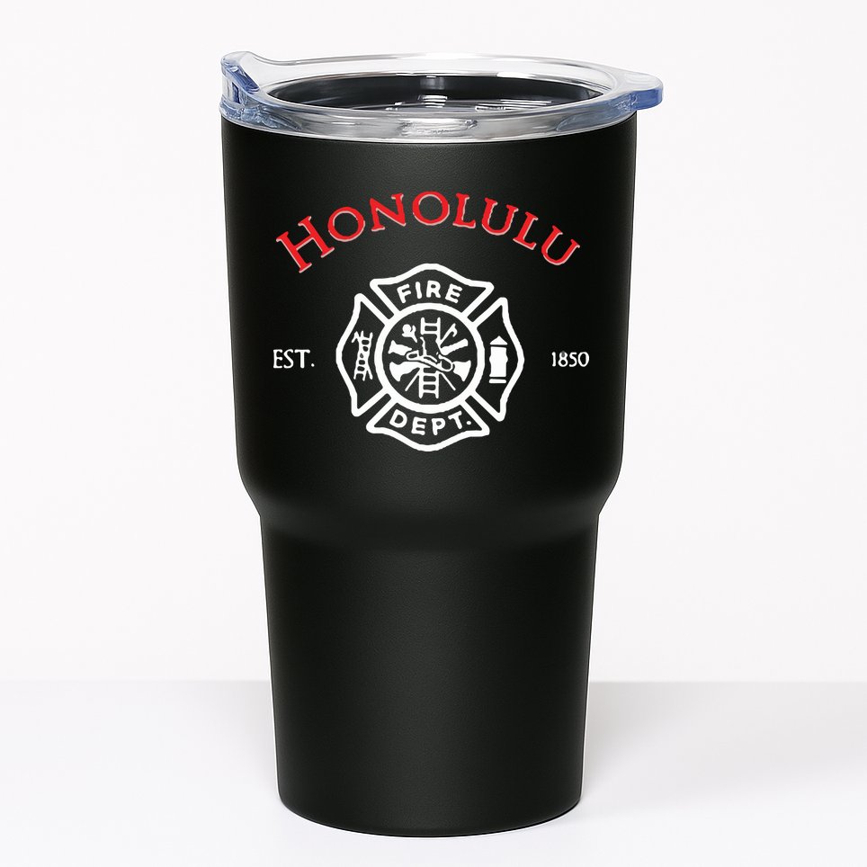 Honolulu Hawaii Fire Department Firefighters Rescue Tumbler