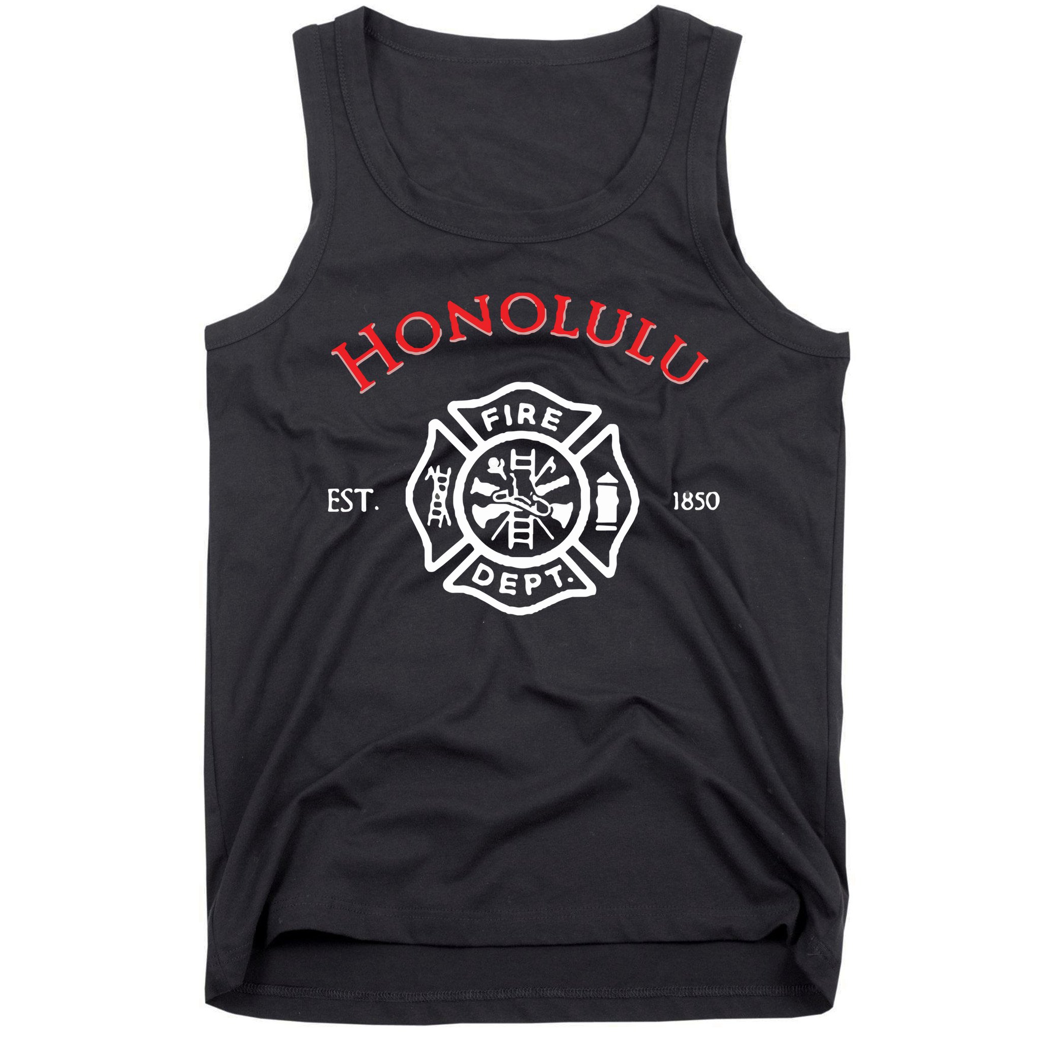 Honolulu Hawaii Fire Department Firefighters Rescue Tank Top