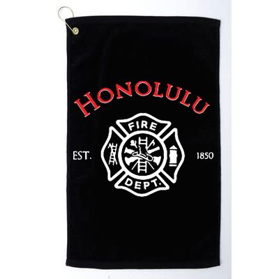 Honolulu Hawaii Fire Department Firefighters Rescue Golf Towel