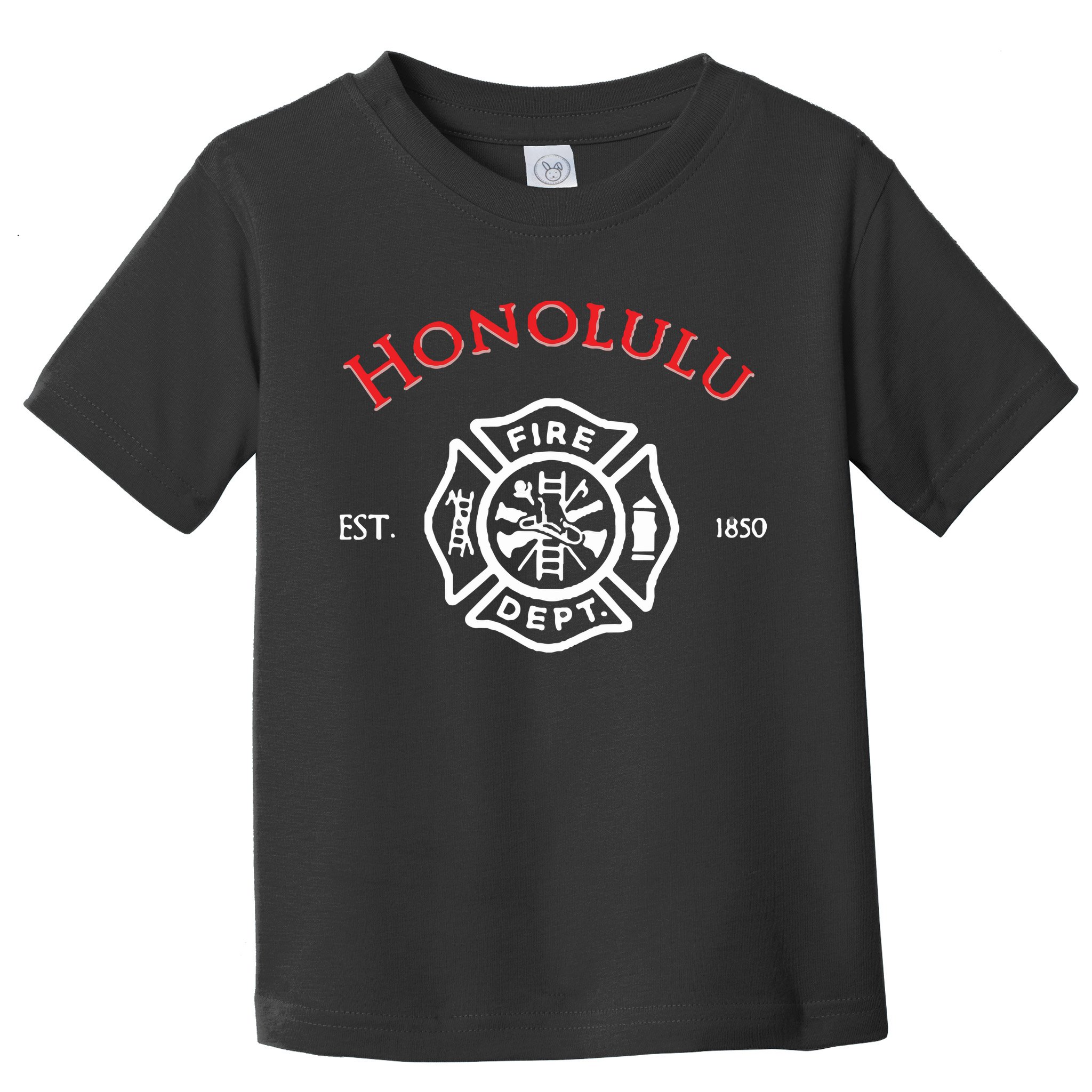 Honolulu Hawaii Fire Department Firefighters Rescue Toddler T-Shirt