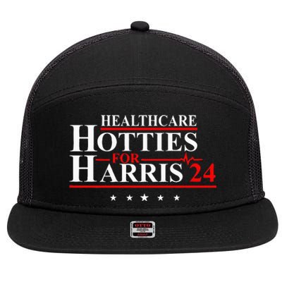 Healthcare Hotties For Harris 24 Design 7 Panel Mesh Trucker Snapback Hat