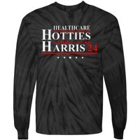 Healthcare Hotties For Harris 24 Design Tie-Dye Long Sleeve Shirt