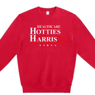 Healthcare Hotties For Harris 24 Design Premium Crewneck Sweatshirt