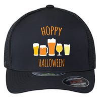 Hoppy Halloween Funny Halloween Beer Drinking Gift Flexfit Unipanel Trucker Cap