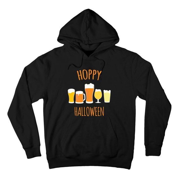 Hoppy Halloween Funny Halloween Beer Drinking Gift Hoodie