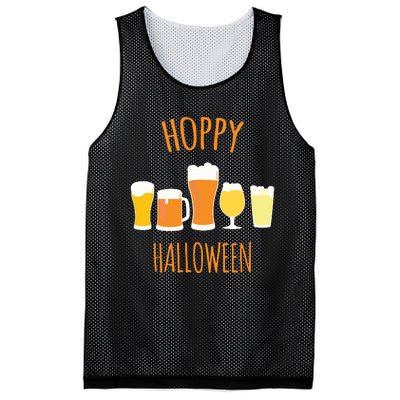 Hoppy Halloween Funny Halloween Beer Drinking Gift Mesh Reversible Basketball Jersey Tank