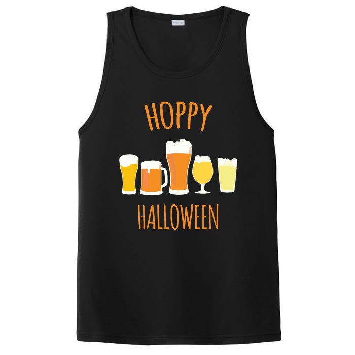 Hoppy Halloween Funny Halloween Beer Drinking Gift PosiCharge Competitor Tank