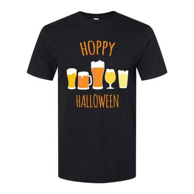 Hoppy Halloween Funny Halloween Beer Drinking Gift Softstyle CVC T-Shirt