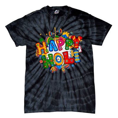 Happy Holi Festival Colors India Hindu Tie-Dye T-Shirt