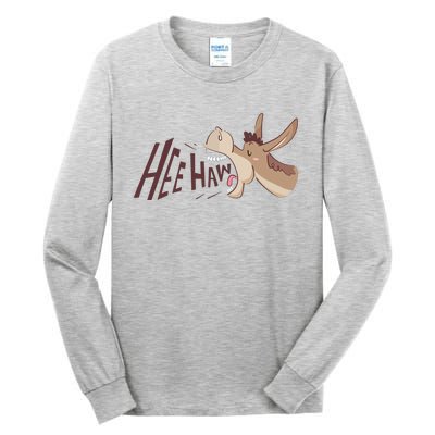 Hee Haw Funny Donkey Laughs Tall Long Sleeve T-Shirt