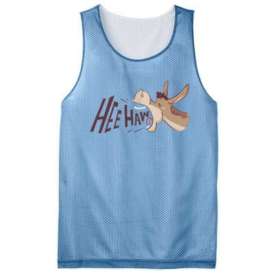 Hee Haw Funny Donkey Laughs Mesh Reversible Basketball Jersey Tank