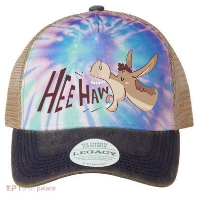 Hee Haw Funny Donkey Laughs Legacy Tie Dye Trucker Hat