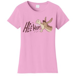 Hee Haw Funny Donkey Laughs Women's T-Shirt