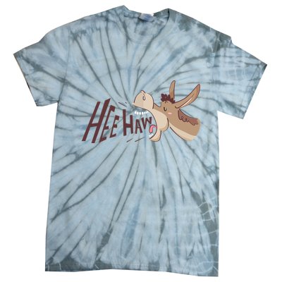 Hee Haw Funny Donkey Laughs Tie-Dye T-Shirt